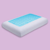 Gel pad memory foam pillow