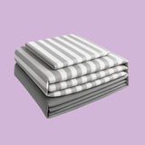 Pure Cotton Bed Set Gray
